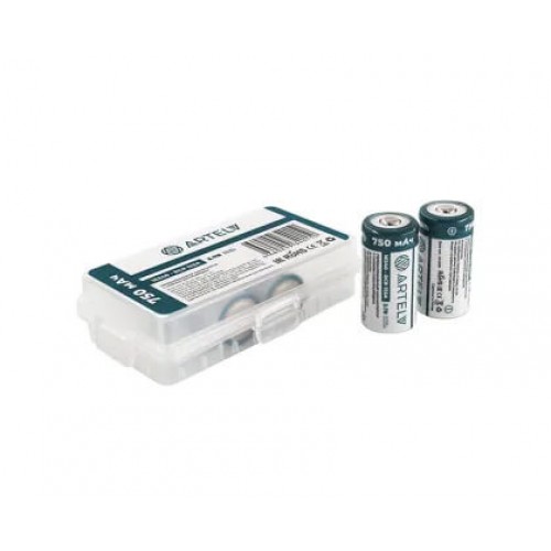 Аккумуляторные батареи RCR123 ARTELV 3.7V Li-Ion 750 mAh в Архангельске