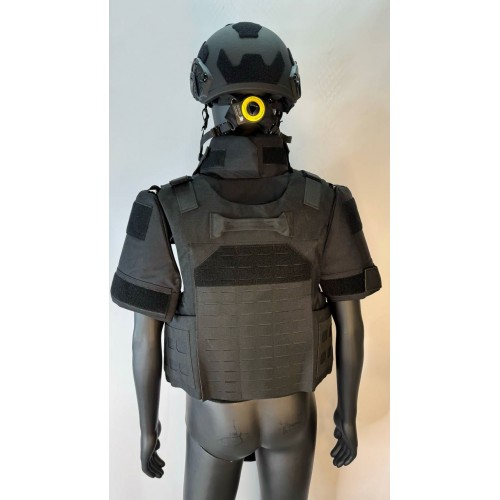 Бронежилет разгрузочный UNIVERSAL ARMOR в Архангельске (СВМПЭ + бронеплиты Бр5 класса) черный