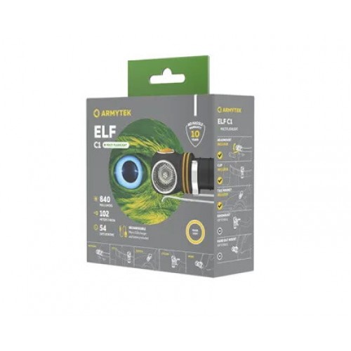 Мультифонарь Armytek ELF C1 Micro USB (теплый свет) в Архангельске