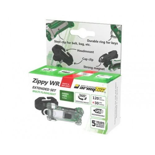Наключный фонарь Armytek Zippy Extended Set WR (Green Jade) в Архангельске