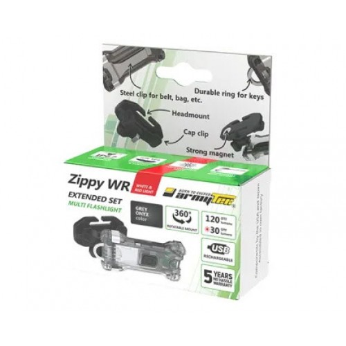 Наключный фонарь Armytek Zippy Extended Set WR (Grey Onyx) в Архангельске