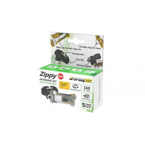 Наключный фонарь Armytek Zippy Extended Set (Yellow Amber) в Архангельске